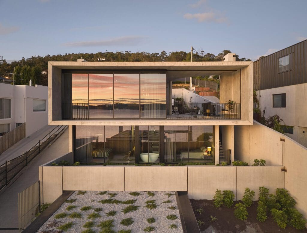 View of Contemporary luxe with a homage to the past | Tasmanian Timber