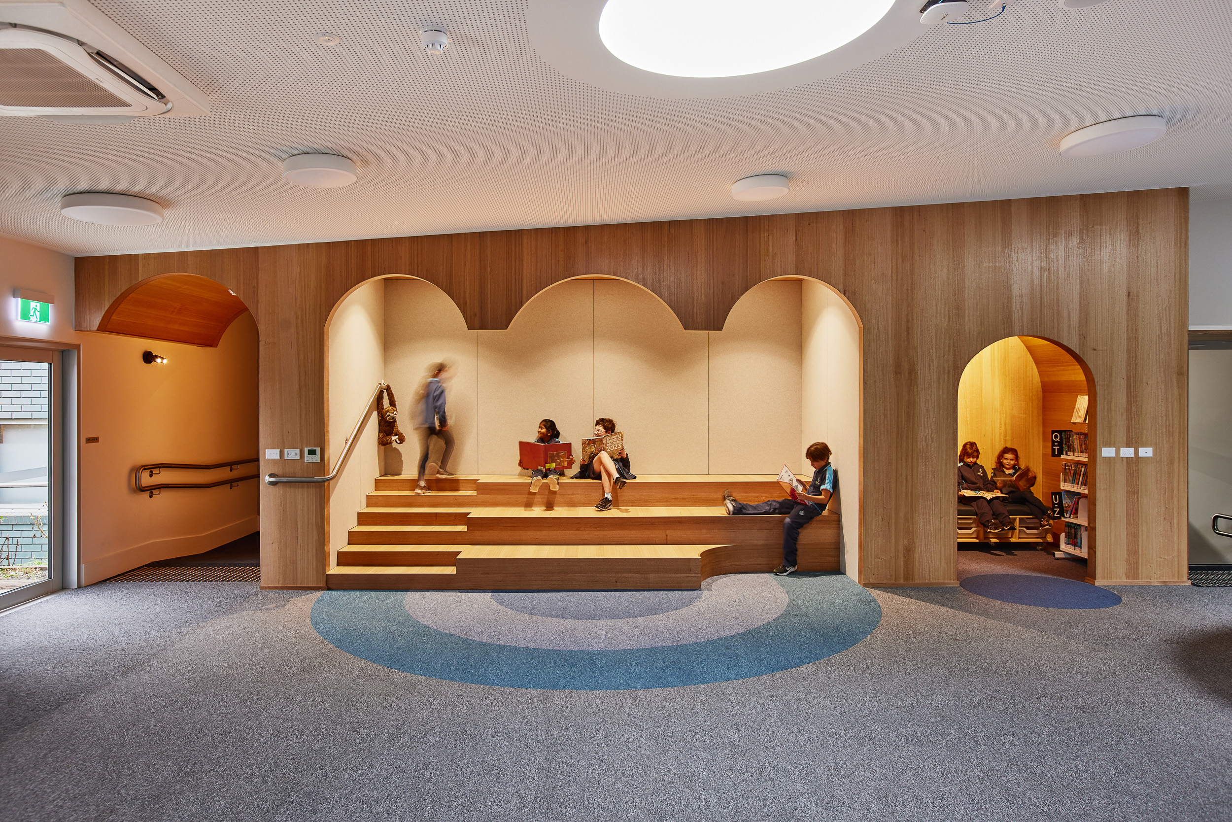 Transforming Spaces with Sustainable Design: John Paul II Catholic School Library by MANA Architects